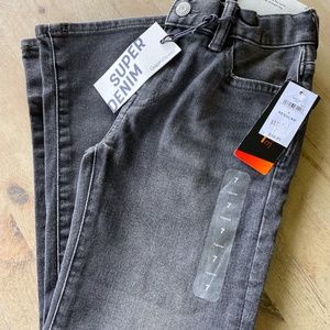 Gap Kids Size 7 Black Distressed Super Denim Jeans
